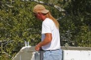 Will sets the anchor bolts in an ICF wall - Thumb Pic 78