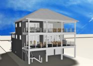 Modern coastal piling home on Navarre Beach by Acorn Fine Homes - Thumb Pic 12