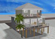 Modern coastal piling home in Pensacola Beach by Acorn Fine Homes - Thumb Pic 3