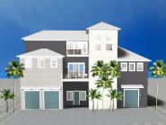 Guinn coastal piling home in Navarre Beach by Acorn Fine Homes