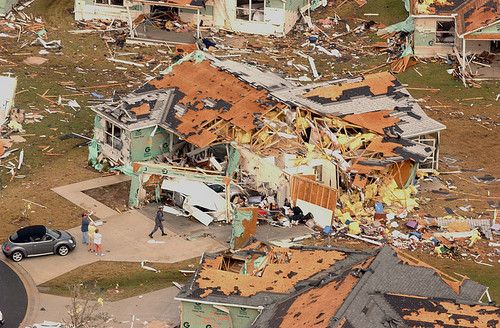 Tornado damage in Florida