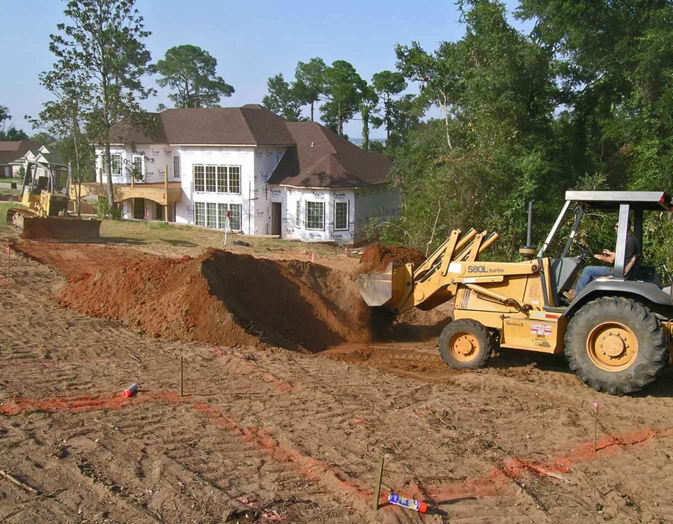 breaking ground on the Spear residence in Pensacola