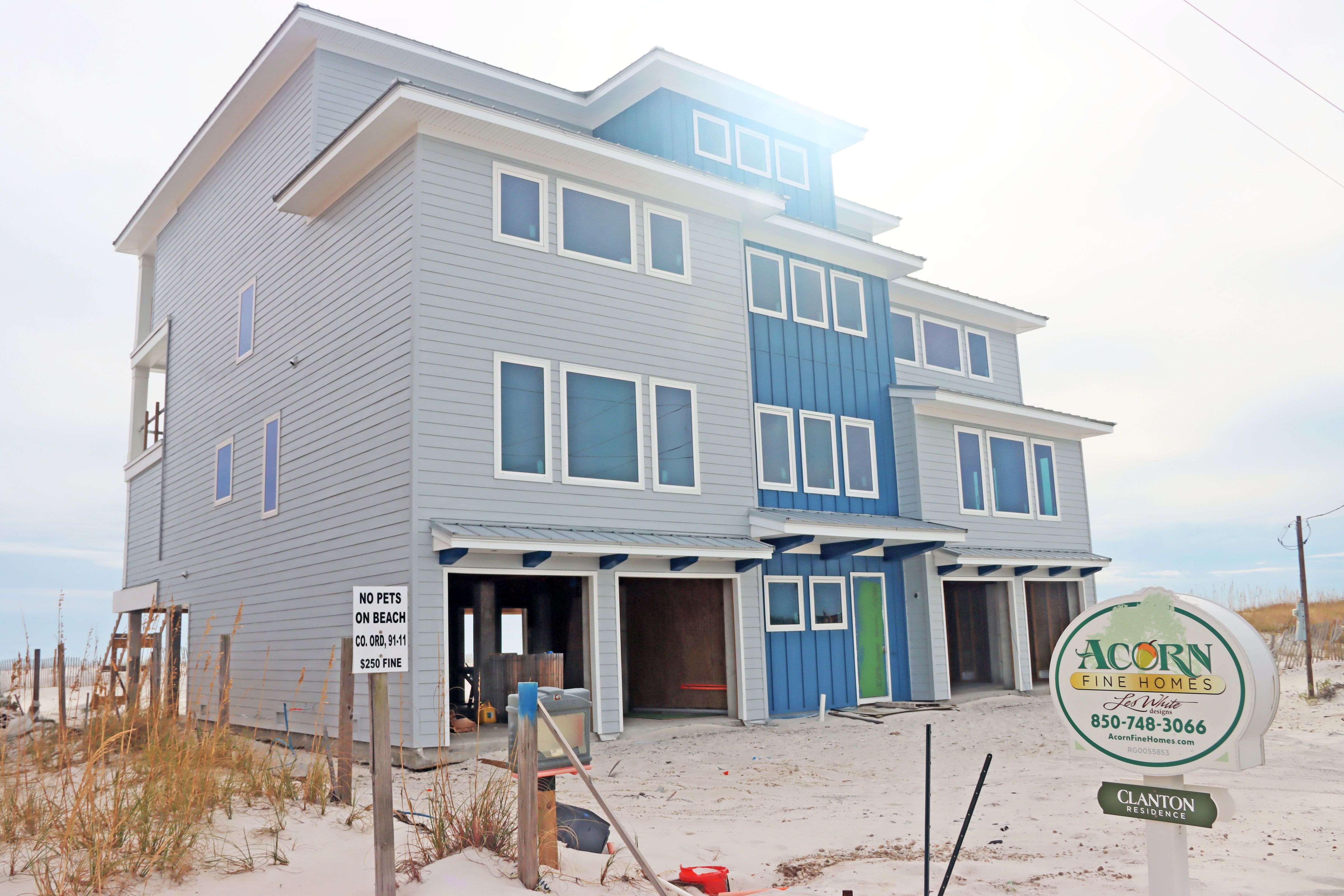 Clanton modern coastal piling home on Navarre Beach
