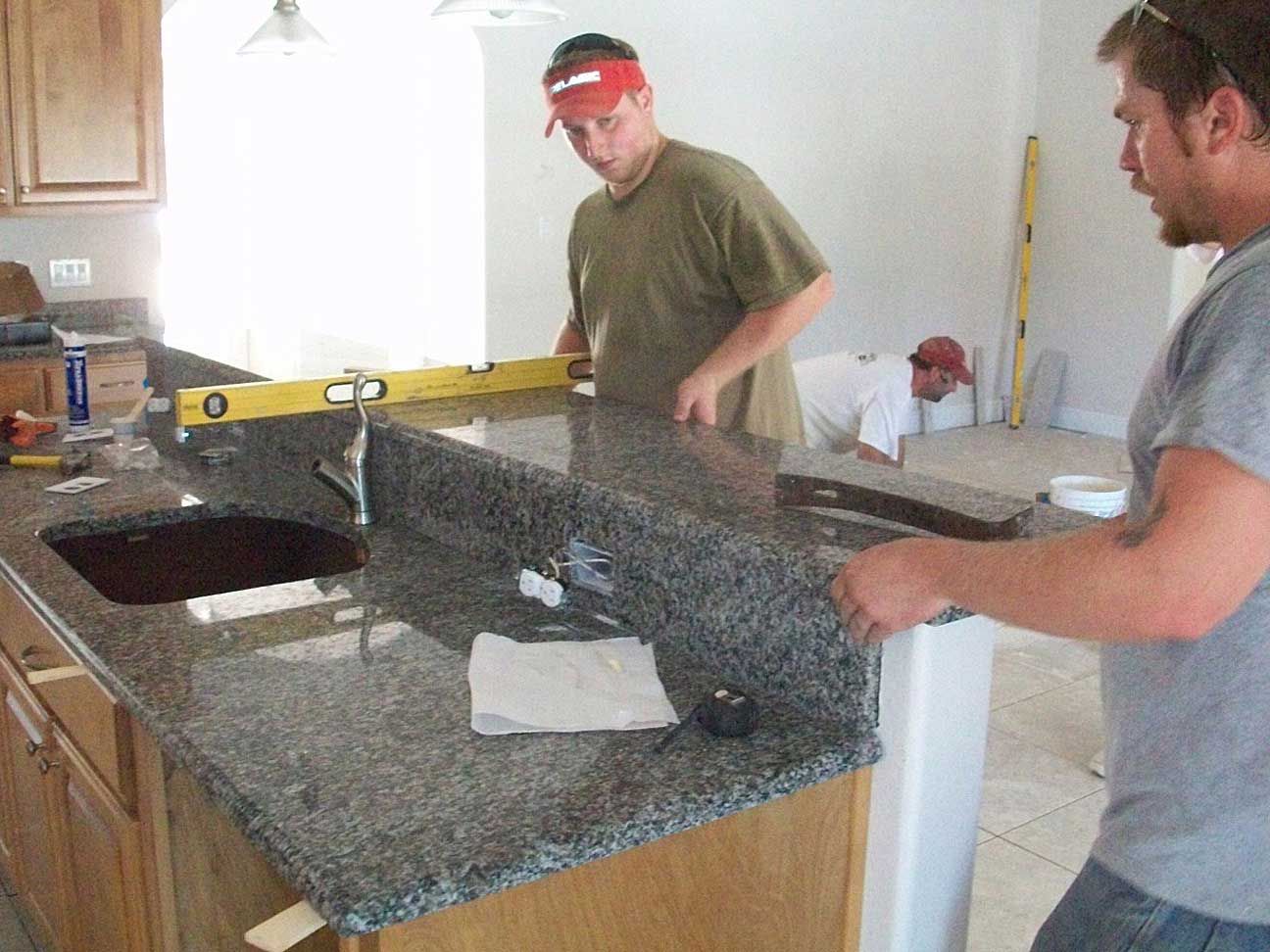 installing granite